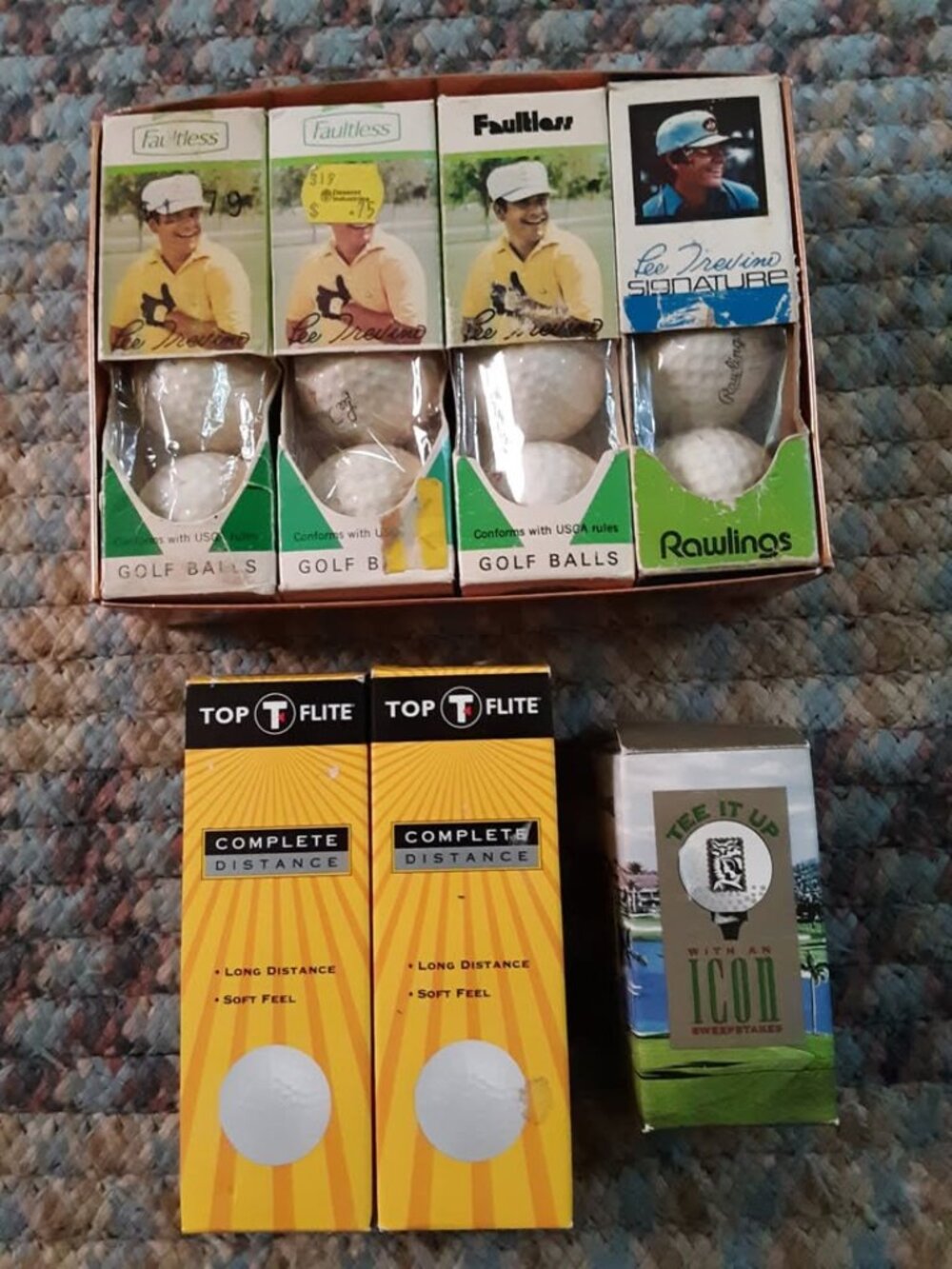 Lot Of 20 Vtg 1970s-2005 Golf Balls (Lee Trevino Signature & Country Club Logos)